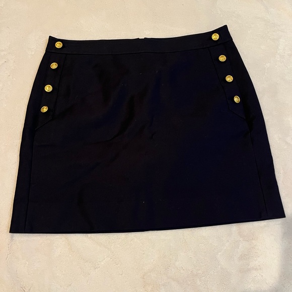 J. Crew Navy blue skirt - Picture 1 of 3